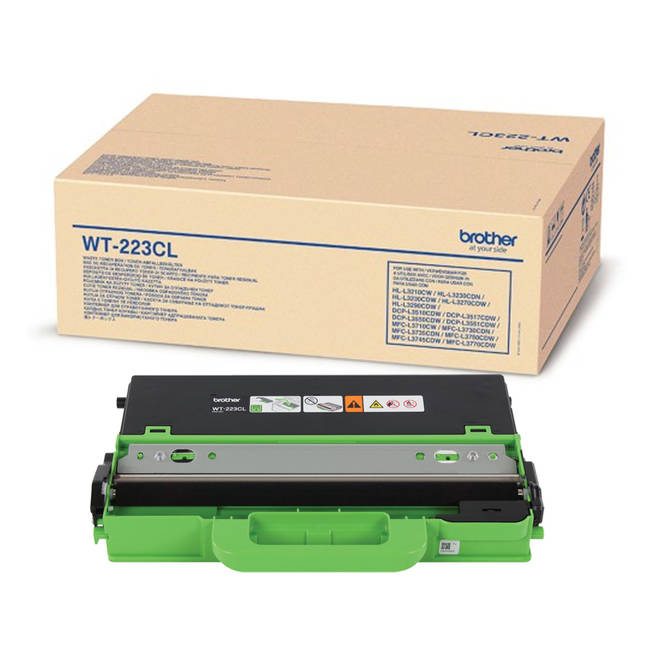Singapore Original Brother WT-223CL Waste Toner for Printer Models: HL-L3230CDN, HL-L3270CDW, DCP-L3551CDW, MFC-L3750CDW, MFC-L3770CDW