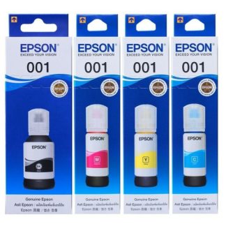 Epson 001 black cyan magenta yellow ink