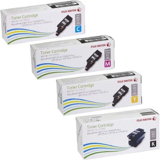 Singapore Original Fuji Xerox CT202264 (Black), CT202265 (Cyan), CT202266 (Magenta), CT202267 (Yellow) for Printer Models: DocuPrint CP115w, CP225w, CM115w, CM225fw, CP116w