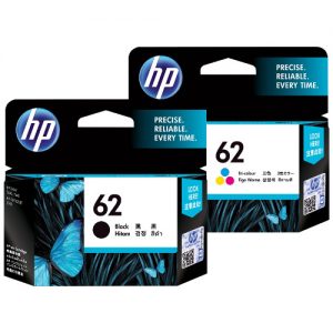 Singapore Original HP-62 Black (C2P04AA) and HP-62 Tri-Color (C2P06AA) Ink For Printer: HP ENVY 5640, 7640, HP Officejet 5740