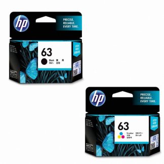 Singapore Original HP-63 Black (F6U62AA) and HP-63 Tri-Color (F6U61AA) Ink For printer: HP DeskJet 2130, 3630, HP ENVY 4520, 3830, 4650