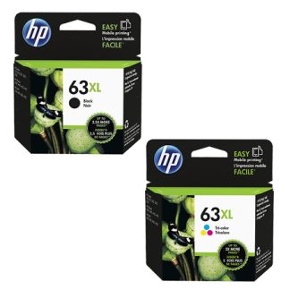 Singapore Original HP-63XL Black (N9K04AA) and HP-63XL Tri-Color (N9K03AA) For printer: HP DeskJet 2130, 3630, HP ENVY 4520, 3830, 4650