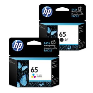 Singapore Original HP-65 Black (N9K02AA) and HP-65 Tri-Color (N9K01AA) for Printer: HP DeskJet 3720, 3721, 3723 and HP DeskJet Ink Advantage 5075