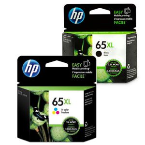 Singapore Original HP-65XL Black (N9K04AA) and HP-65XL Tri-color (N9K03AA) Ink for Printer: HP DeskJet 3720, 3721, 3723 and HP DeskJet Ink Advantage 5075