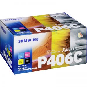 Singapore Original Samsung CLT-P406C/SEE Value Pack Toner for Printer Models: CLP-365, CLX-3305, SL-C410, SL-C460
