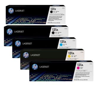 HP 131A CMYK HP 131X Black Toner