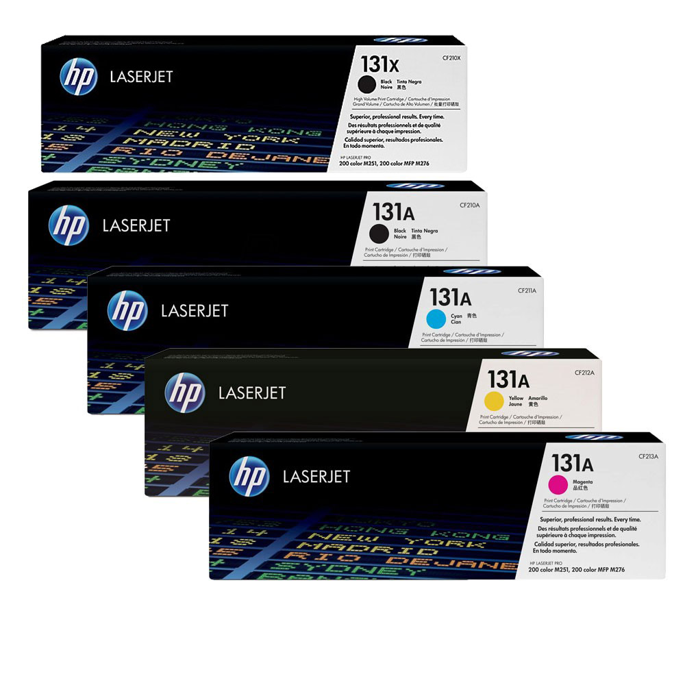 Toner HP 131A Originali - Confezione Da 4 (nero, Ciano, Magenta, Giallo) - Resa Standard