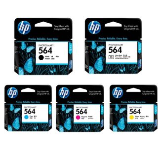 HP-564 Black Cyan Magenta Yellow Photo Black Ink