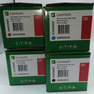 Lexmark 20N3XK0 20N3XC0 20N3XM0 20N3XY0 Toner