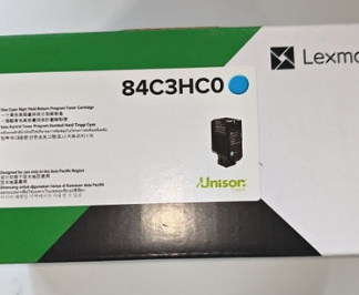 Lexmark 84C3HC0 Cyan Toner