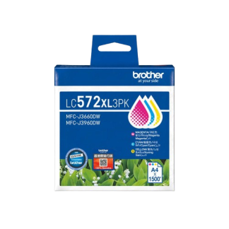 Brother LC572XL CL 3pk Ink